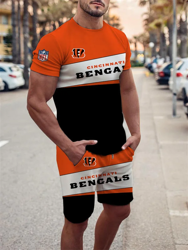 Cincinnati BengalsLimited Edition Top And Shorts Two-Piece Suits