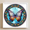 Butterfly - 18CT Stamped Cross Stitch 20*20cm/7.87*7.87in