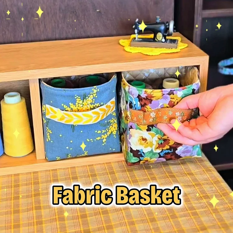 Sewing Easy Basket Template - Include Instructions