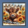 Yak - quadratischer Bohrer Diamantmalerei - 45*45cm