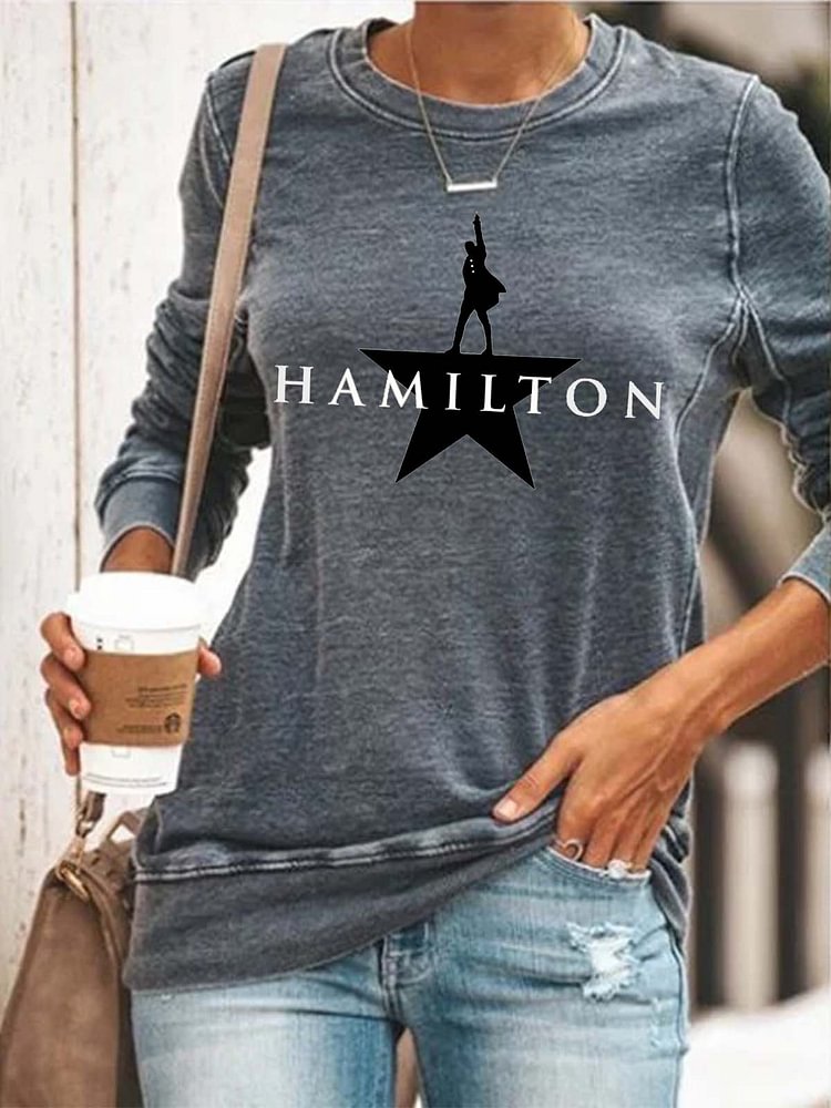 Women's Hamilton Print Sweatshirt