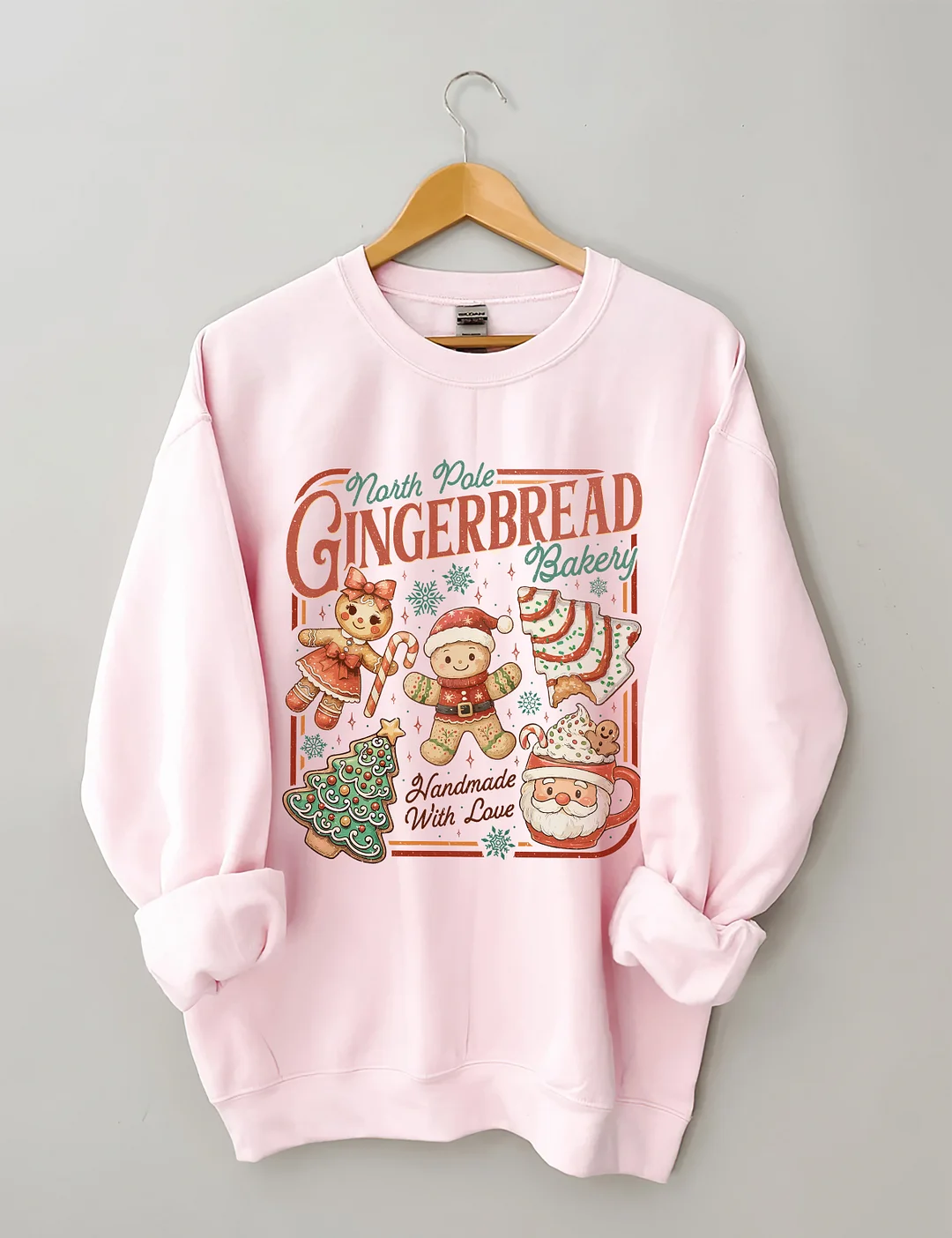 North Pole Gingerbread Sweatshirt
