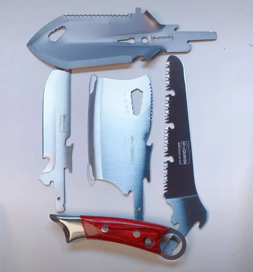 New Outdoor Multifunctional Four-Piece Set Of Camping Tools Camping Travel Portable Combination Set Four-In-One Others None