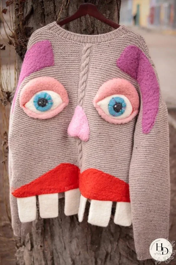 Ugly Sweater Knit Cardigan