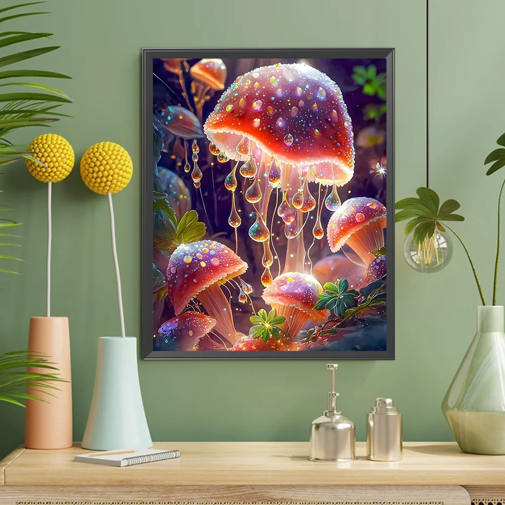 Diamond Painting - Full Round Drill - Mushroom(Canvas|40*50cm)