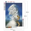 Diamond Painting -5D Full Round Drill Mask Girl