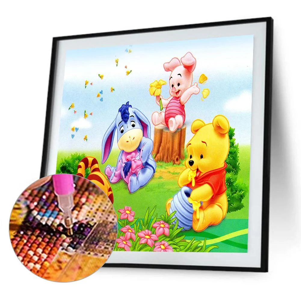 Diamond Painting - Full Round Drill - Winnie the Pooh(30*30cm)
