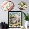 Diamond Painting-DIY Special Shaped Drill Pearl Painting Country villa(30x40cm)