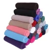 Plain Color Women Sweat Cloth Long Hijab Scarf Shawl