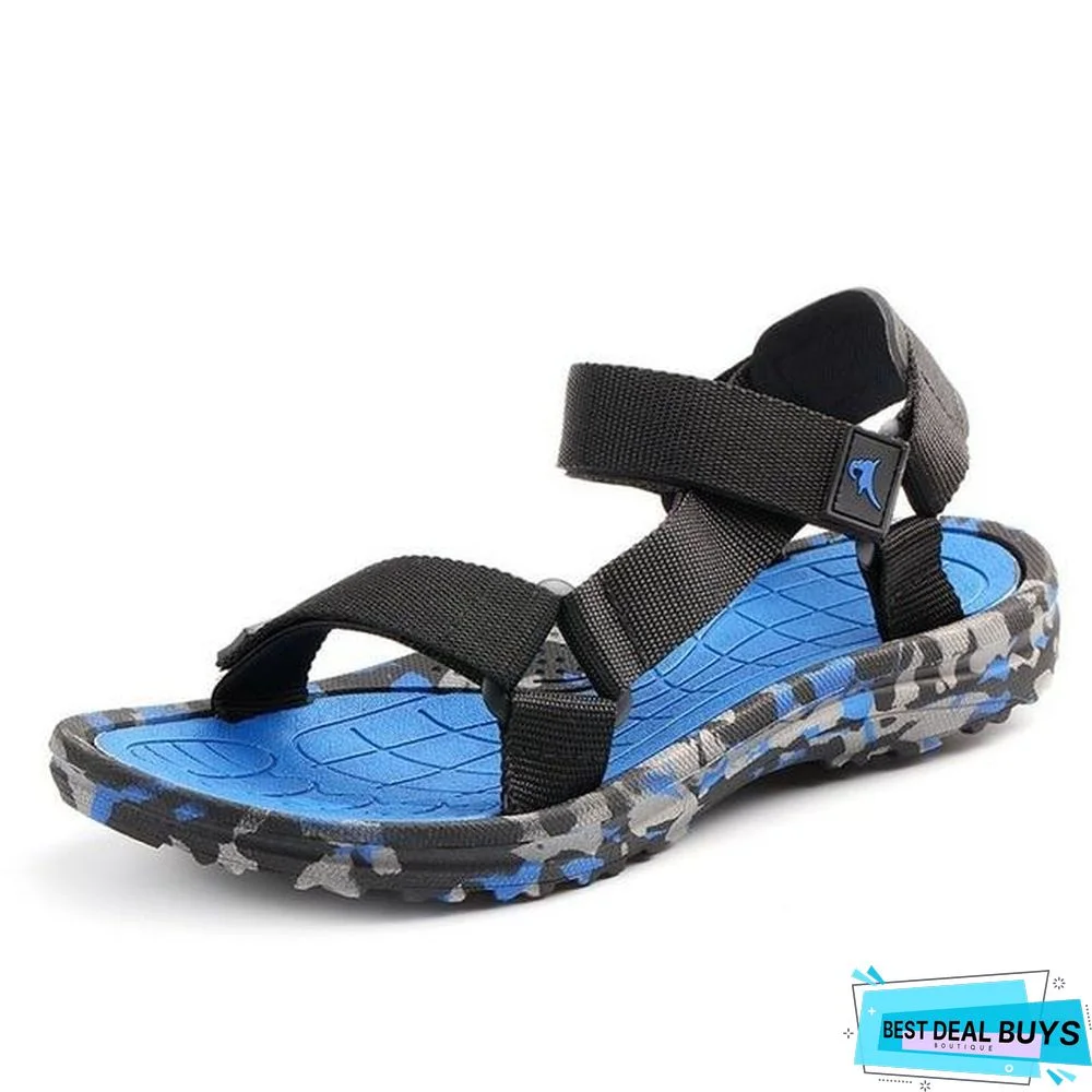 Men's Summer Beach Sandal Shoes Camouflage Water Slippers Flat Flip Flops