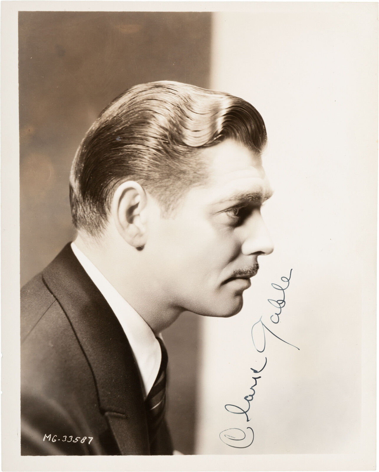 CLARK GABLE Signed Photo Poster paintinggraph - Film Star Actor - preprint