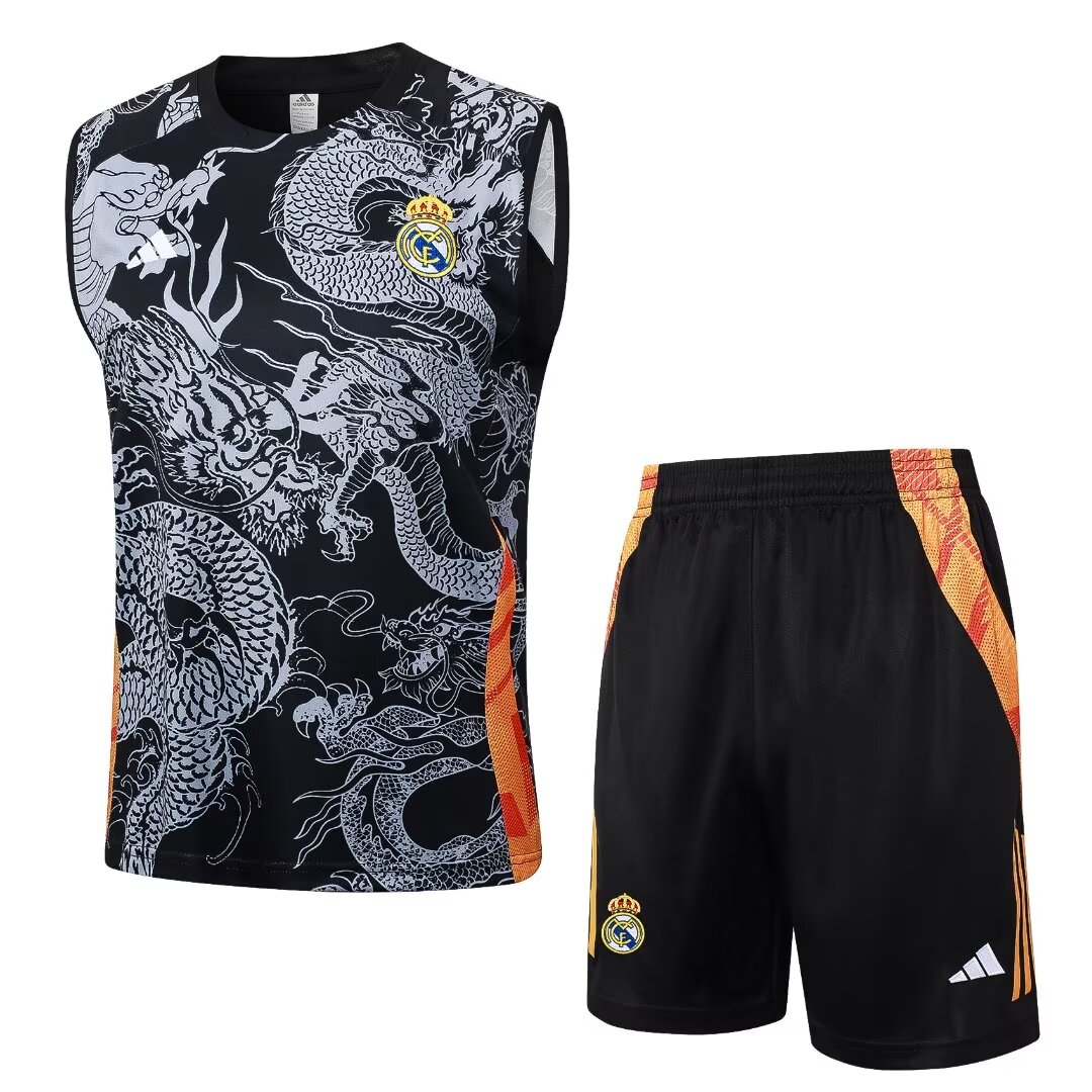 24/25 Real Madrid Training Vest Kit Football Thai Quality