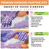 Diamond Painting-DIY Full Round Partial AB Drill Giraffe and Elephant(75x55cm)