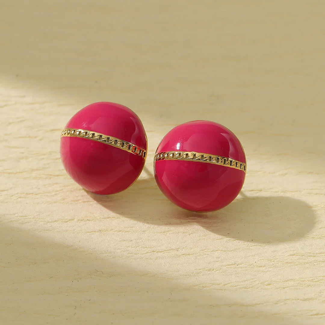 Simple Round Earrings
