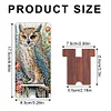 2er-Pack Acryl Eule Handyständer & Spiegel - 5D DIY Handwerk Modeaccessoires