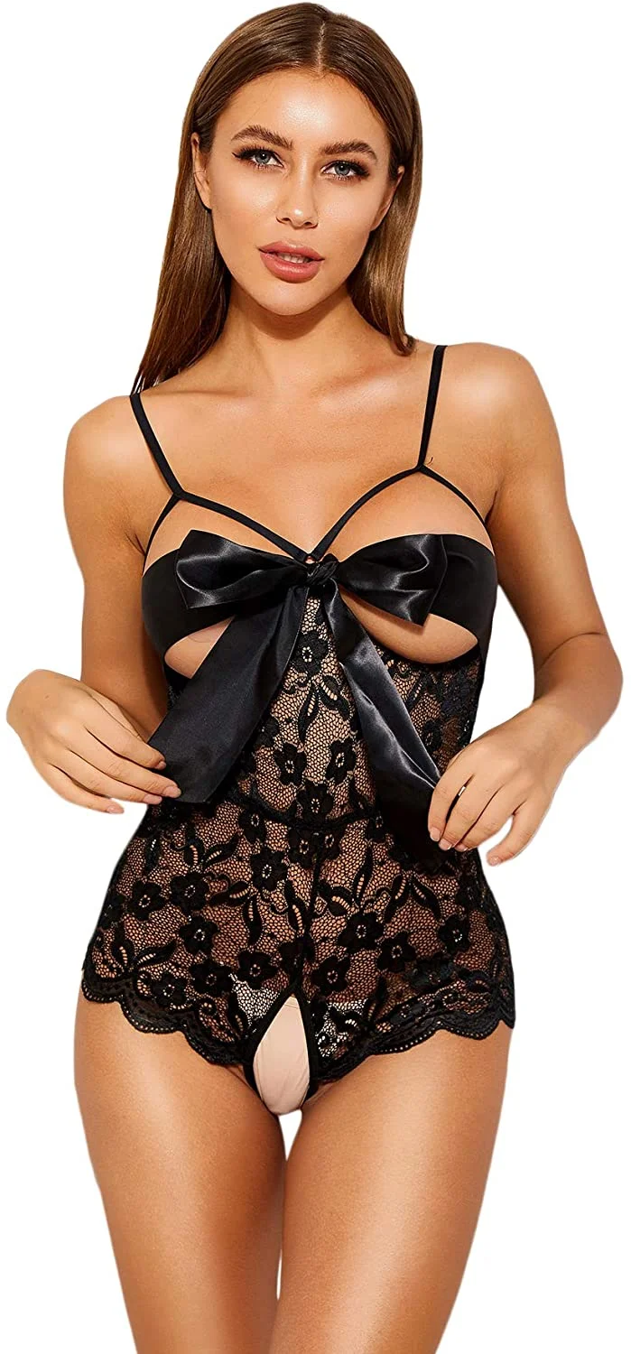 Sexy lace transparent open file free sexy lingerie