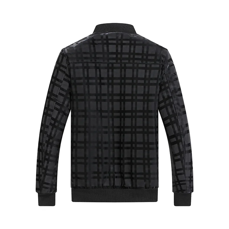 Men's Thick Plush Winter Plaid Jacket