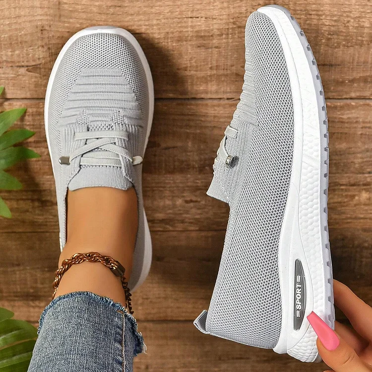 Women Slip On Orthopedic Sneakers Lightweight Wide Width Soft Sole Arch Support Non-Slip Shoes