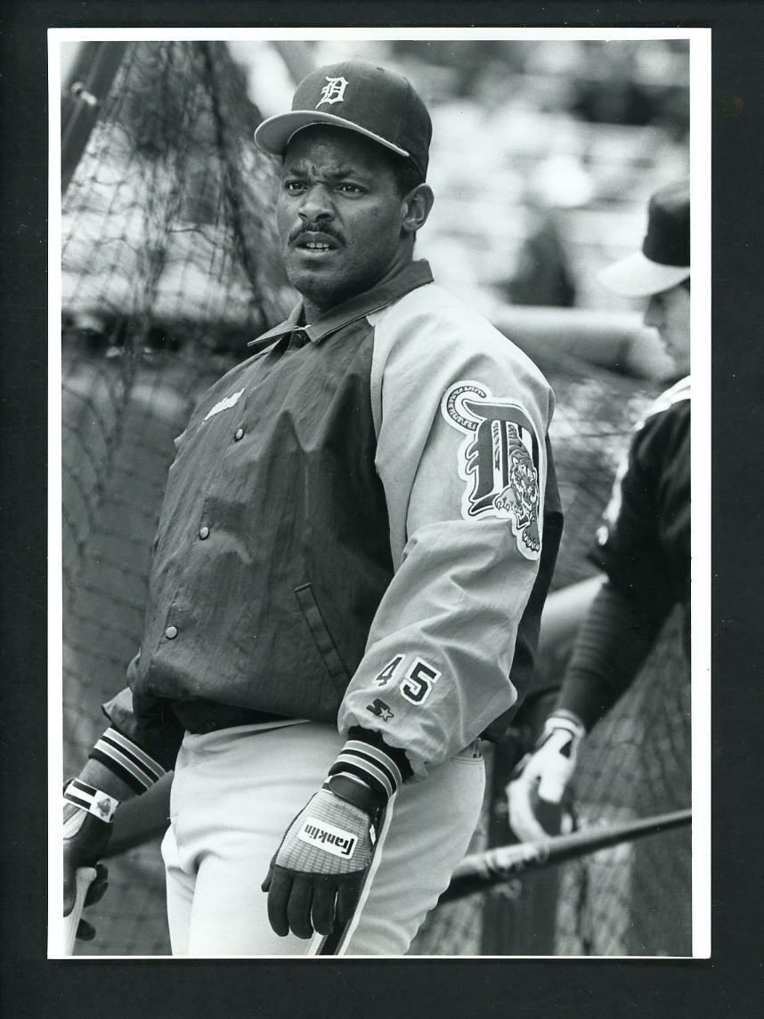 Cecil Fielder circa 1990's Press Original 5 x 7 Photo Poster painting Detroit Tigers