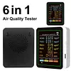 6-in-1 Air Quality Meter Real-Time CO2 Tester HCHO Detector for Home Cars Plants