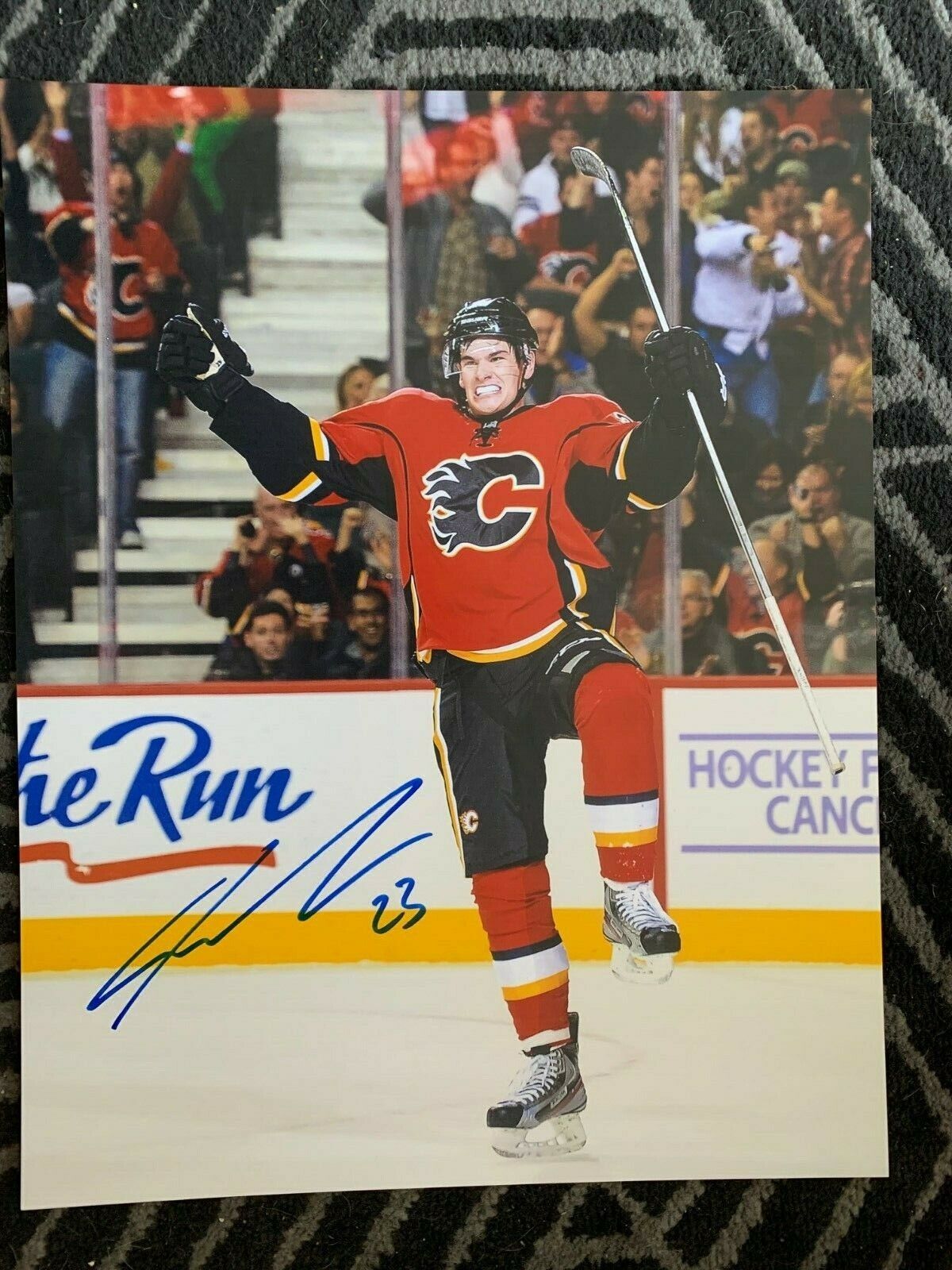 Calgary Flames Sean Monahan Signed Autographed 11x14 NHL Photo Poster painting COA