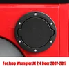 Car Fuel Filler Door Cover Black Oil Gas Tank Cap for  Wrangler JK 2007-2017