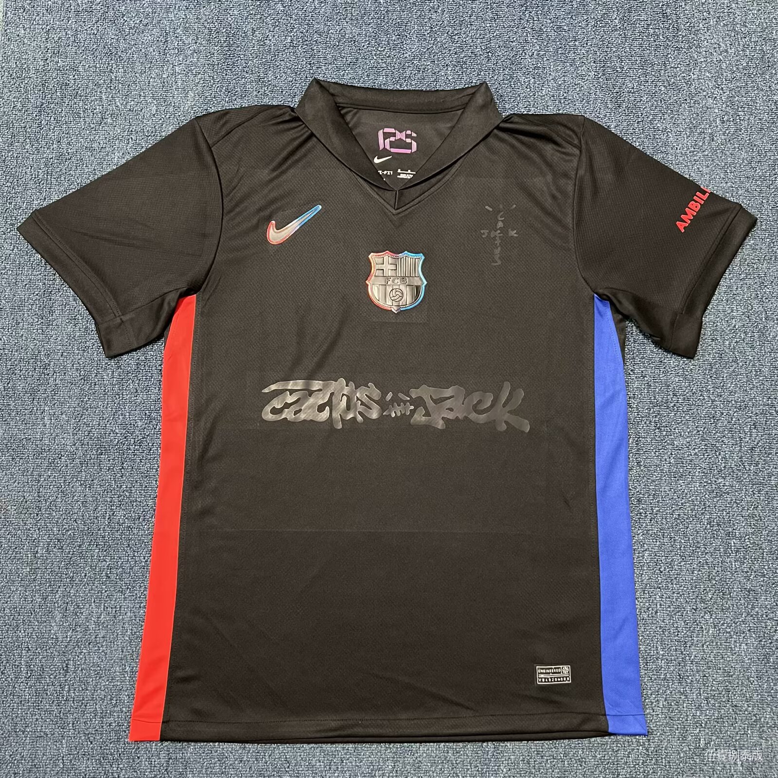24/25 Barcelona Away Sponsor Football Shirt Thai Quality