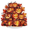 Pumpkin Diamond Dot Painting Ornament DIY Double Sided Acrylic Stand