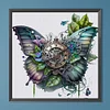 5D DIY Full Round Drill Diamond Painting Mechanical Butterfly Kit Decor 40x40cm