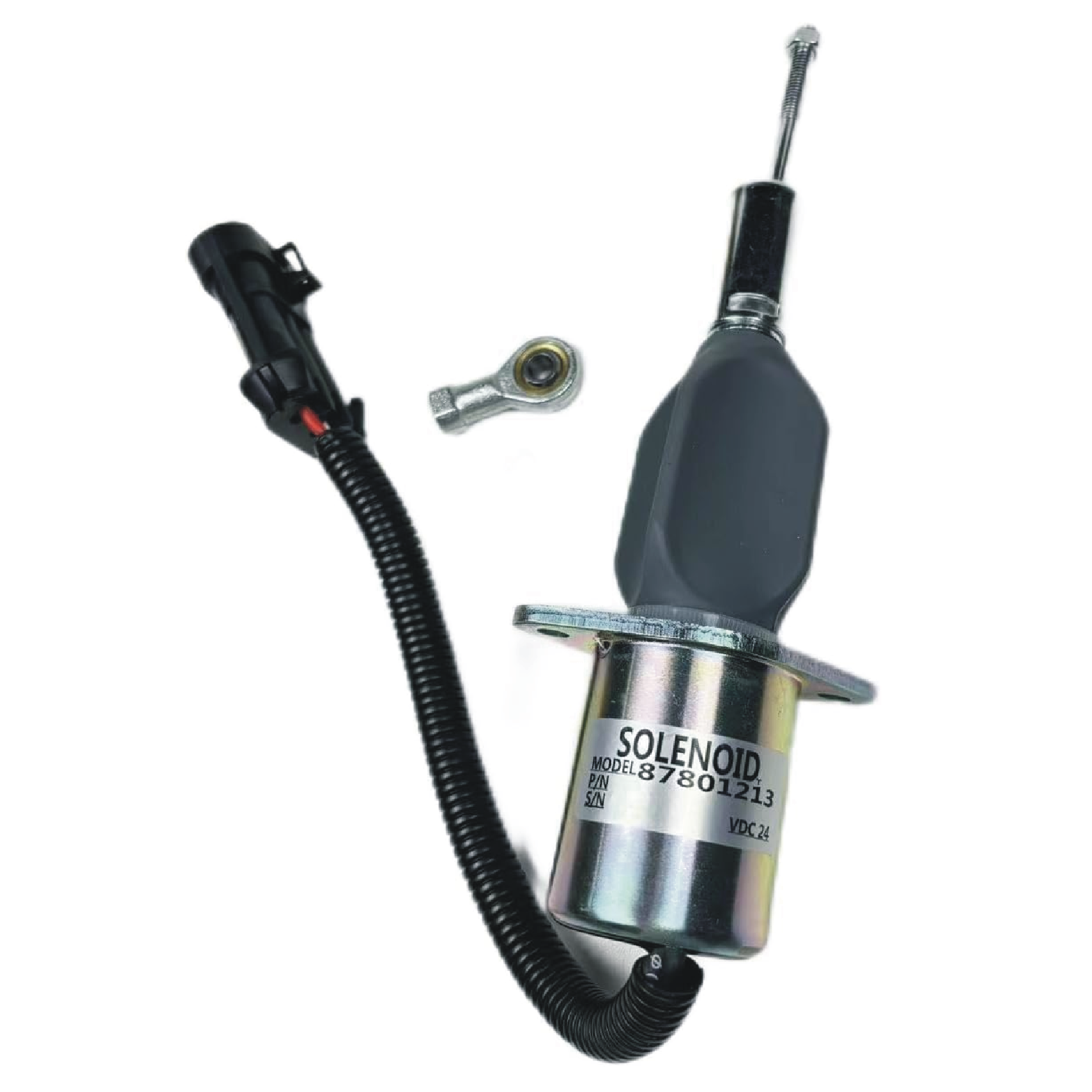 24V Shut Off Solenoid 87801213 87616313 F2NN9D278BA F3NN9D278BA for New Holland 8670A 8770 8870A 8970