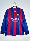 2014/2015 Retro Long Sleeve Barcelona Football Shirt Home 1:1 Thai Quality
