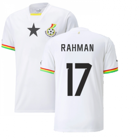 Ghana Baba Rahman 17 Home Trikot WM 2022