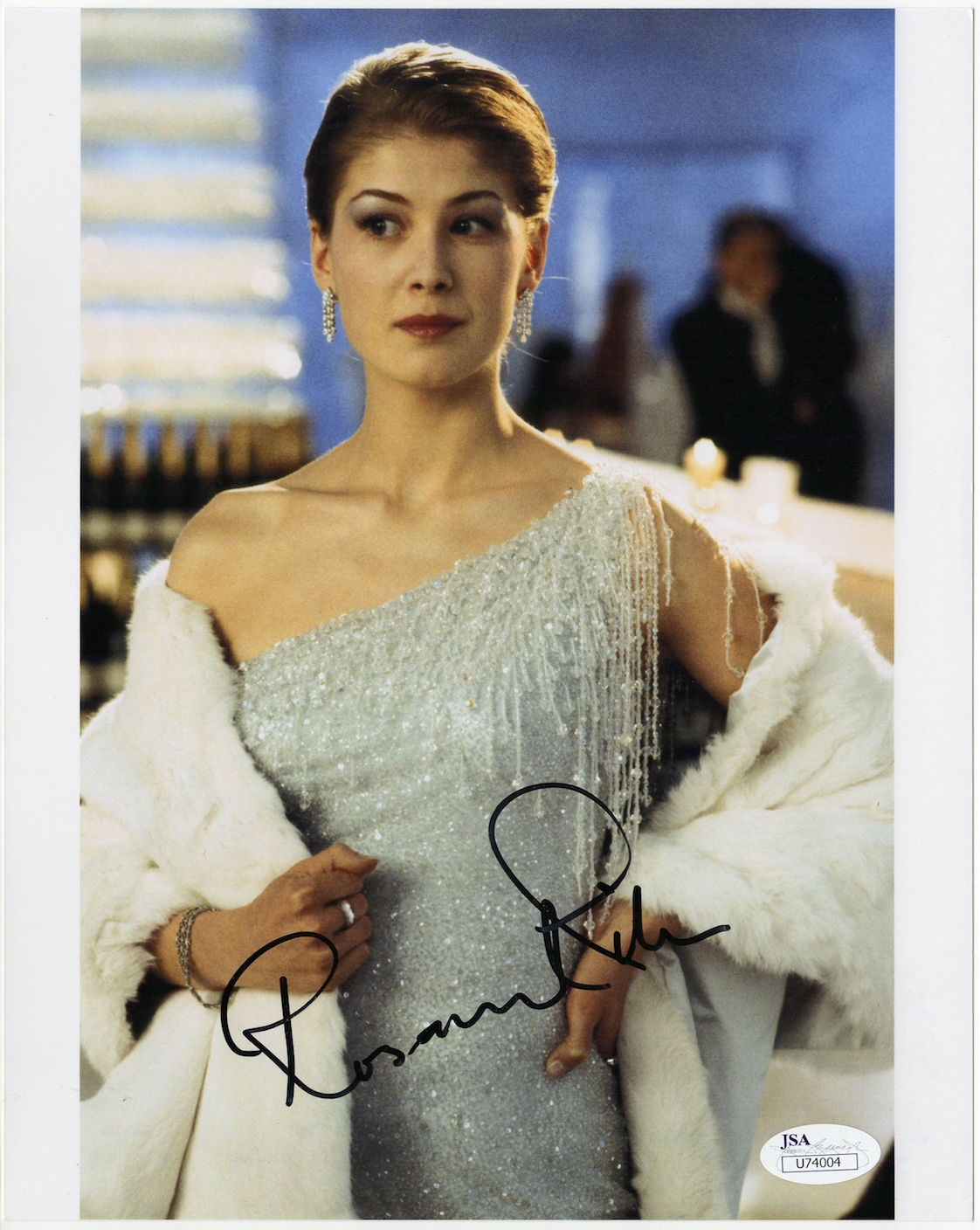 Rosamund Pike signed autographed 8x10 Photo Poster painting! RARE! JSA COA! 2325