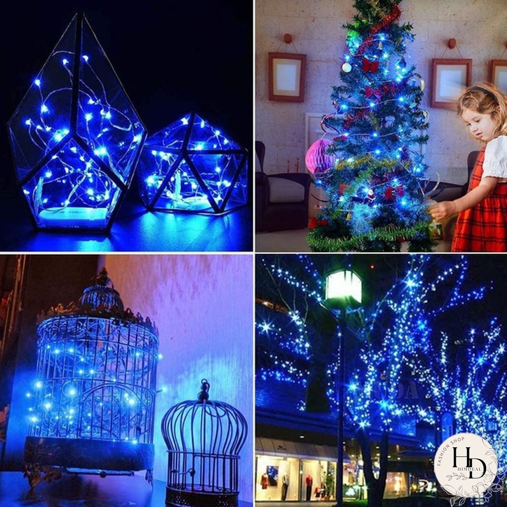 2Pack 10M/20M/30M Solar String Lights 8 Modes Solar Powered Copper Wire Fairy Lights IP65 Waterproof Indoor Outdoor Lighting for Home, Garden, Party, Path, Lawn, Wedding, Christmas, DIY Decoration