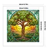 Glass Painting-Tree Of Life - 14CT Stamped Cross Stitch 40*40cm/15.75*15.75in