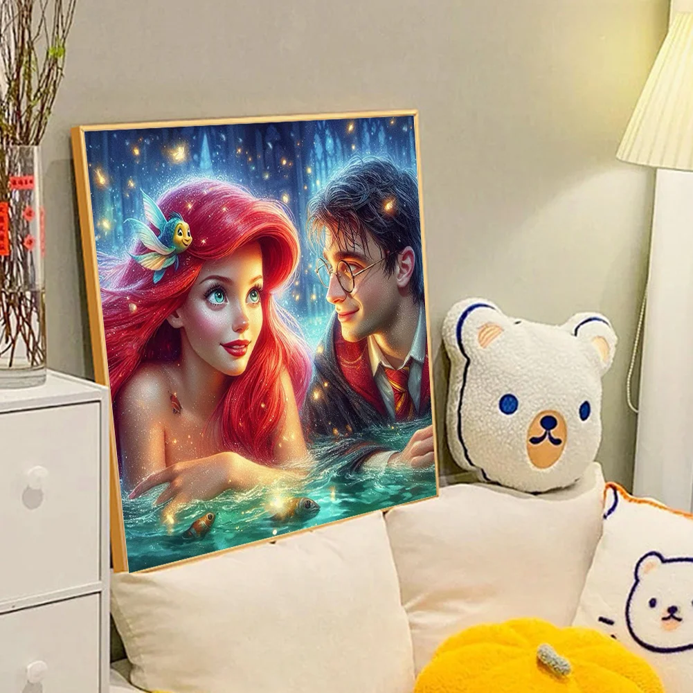 Diamond Painting - Full Round Drill - Ariel Harry Potter(Canvas|40*40cm)