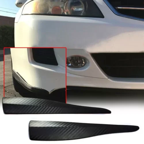 Dronehint 1Pair Carbon Fiber Car Accessories Bumper Corner Guard Strip Protector Car Parts (For: Acura) Parts