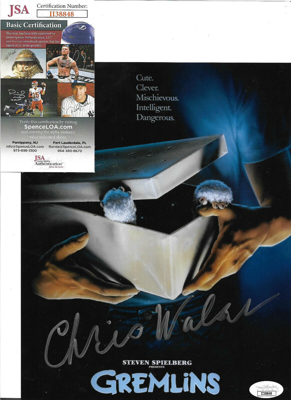 Chris Walas Authentic Signed 8x10 Photo Poster painting Autographed, Gremlins Creator, JSA COA