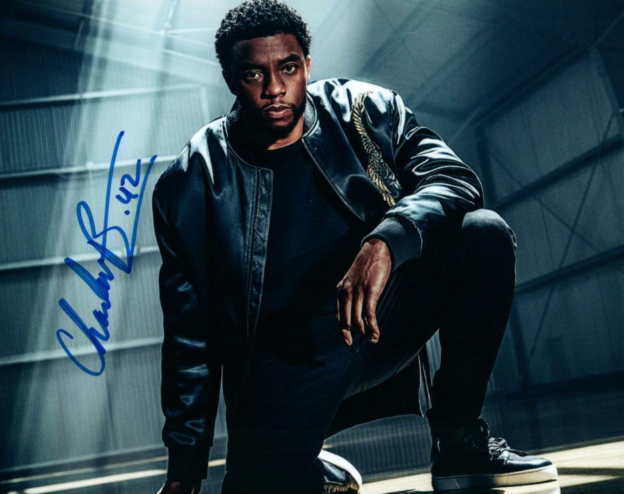 Chadwick Boseman 8x10 Signed Autographed Photo Poster painting Picture with COA