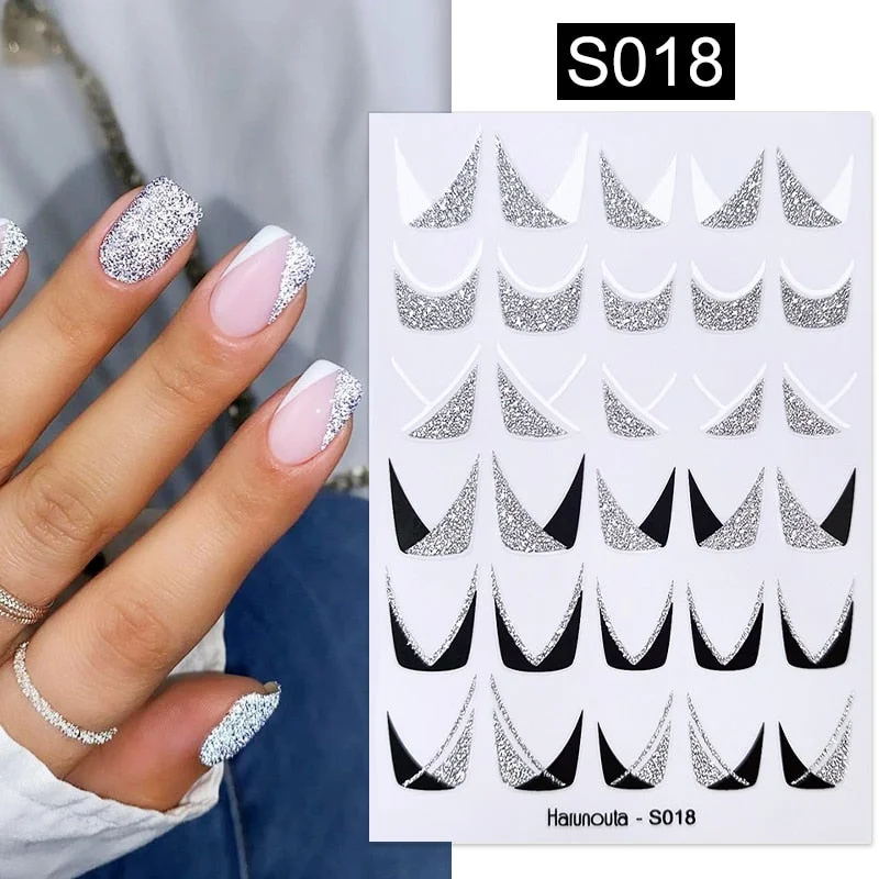 1PC Succulent Plants Flower 3D Nail Sticker Spring Floral Leaves Adhesive Transfer Decals Slider DIY Nail Art Decoration-Nail Inspo