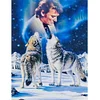 Diamond Painting -DIY Round Drill Johnny Hallyday(50*40 CM)