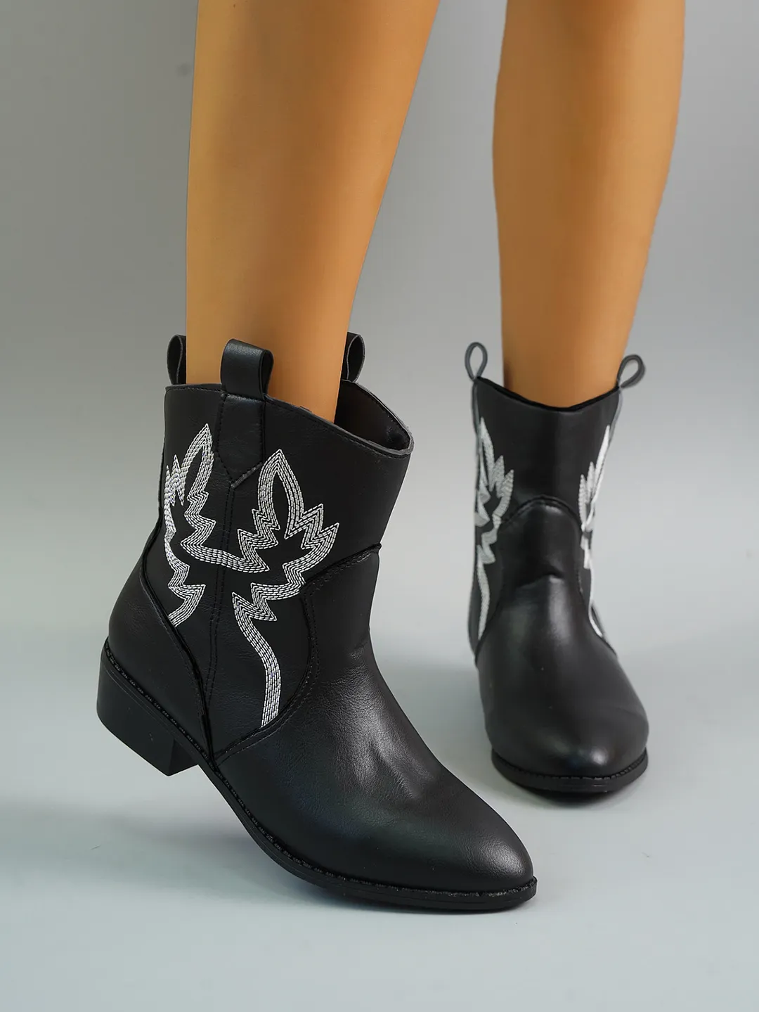 Churchf Churchf Boots National Retro Embroidery Fashion British Ankle Boots 2023 New Wish In Autumn And Winter