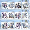 12Pcs Lavender Gnome DIY Diamond Painting Greeting Cards for Adult Holiday Gifts