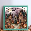 Halloween Ghost House-11CT Stamped Cross Stitch 40*40cm/15.75*15.75in tapestrymarket