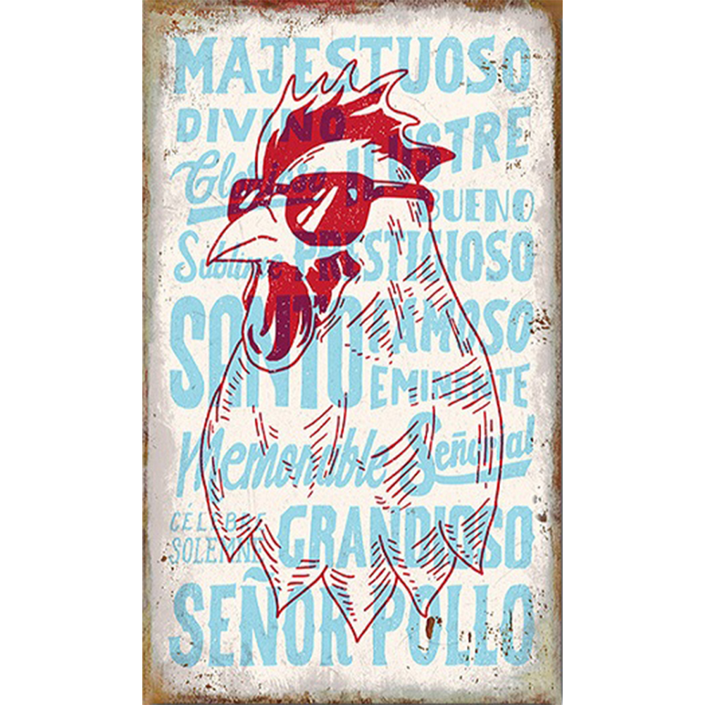 

Retro Letter - Round Drill Diamond Painting - 30*50CM, 501 Original