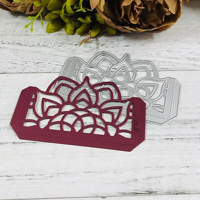 Metal Cutting Dies Cut Die mold Wedding Lace Border Scrapbook Paper Craft Knife Mould Blade Punch Stencils Dies