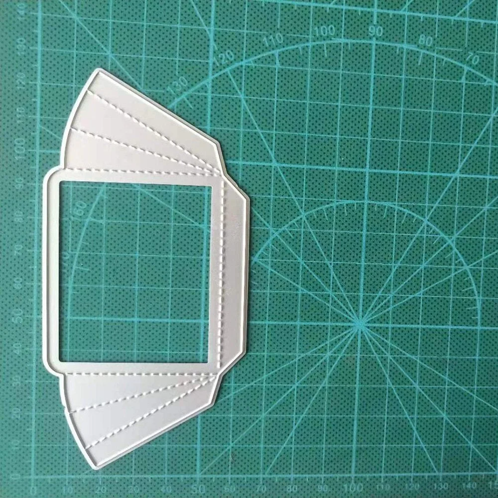 Bag Frame Metal Cutting Dies Accordion Pocket Cut Die Mold Decoration Scrapbook Paper Craft Knife Mould Blade Punch Stencils