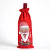 5D DIY Special Shaped Drill Diamond Painting Christmas Wine Bottle Bags Covers Kits