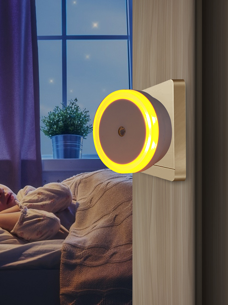 LED Night Lamp Bedroom Bedside Ring Circle Indoor Living Room Nightlights от Cesdeals WW