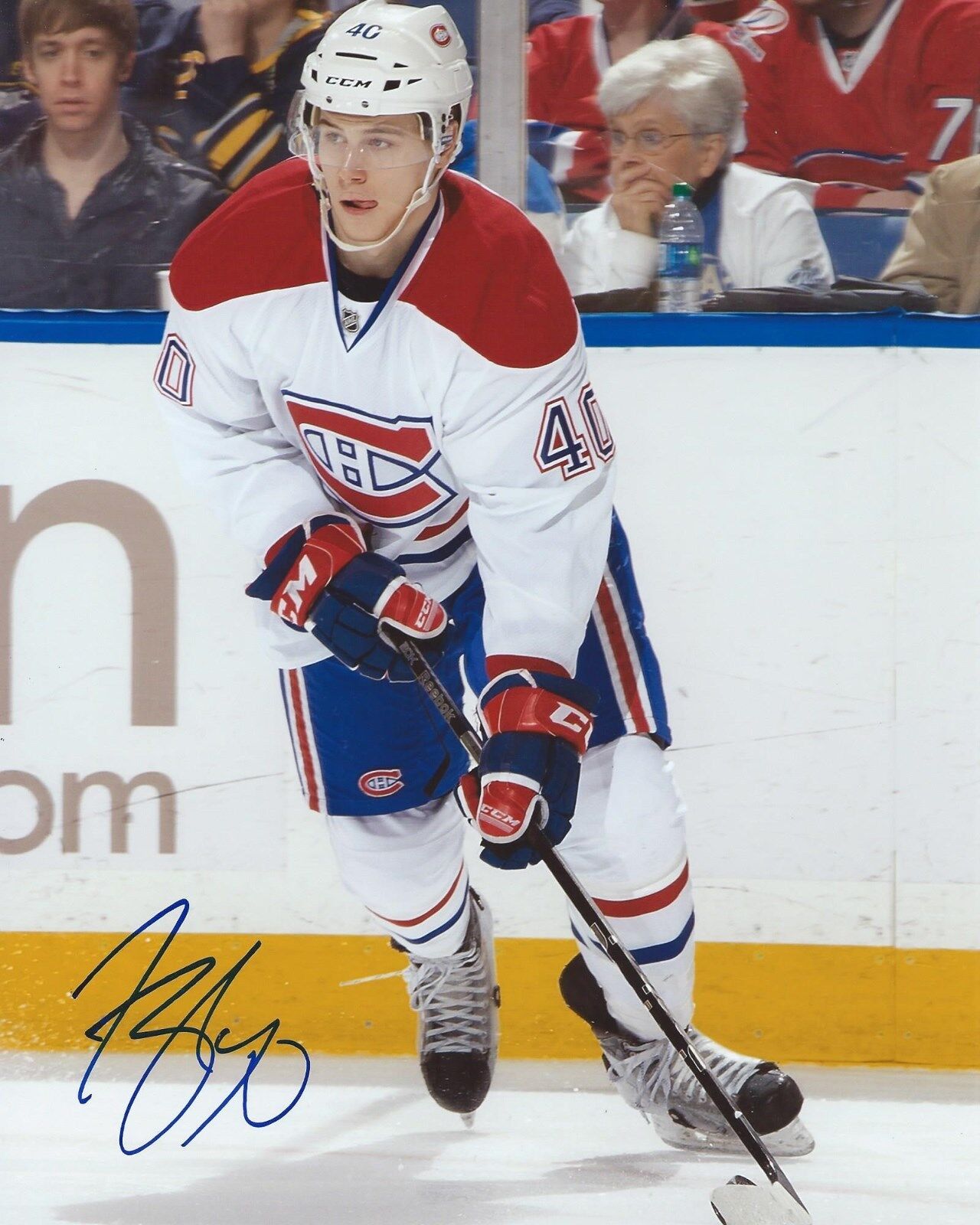 Nathan Beaulieu Signed 8x10 Photo Poster painting Montreal Canadiens Autographed COA D